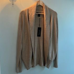 Rachel Zoe tan cardigan